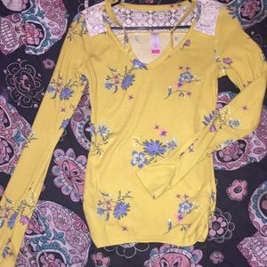 Long sleeve floral shirt